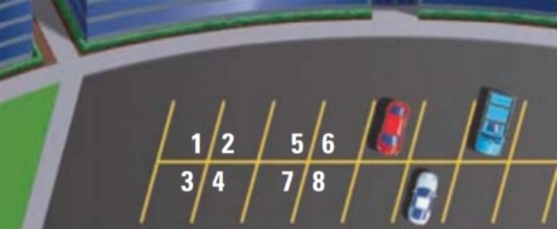 In the diagram, the lines dividing parking spaces are parallel. The measure of ∠1 is-example-1