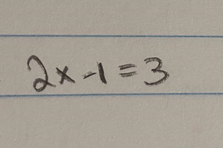 Determine whether (a) x = -1 or (b) x = 2 is a solution to this equation-example-1