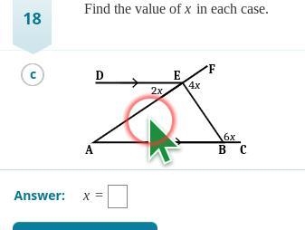 ANSWER. FIND X IN EACH VALUE-example-1