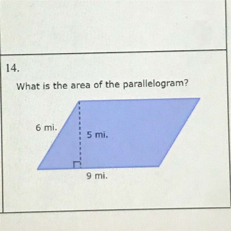 What is the area of the parallelogram?-example-1