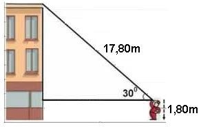 Jorge wants to find the height of the house, help him find it.-example-1