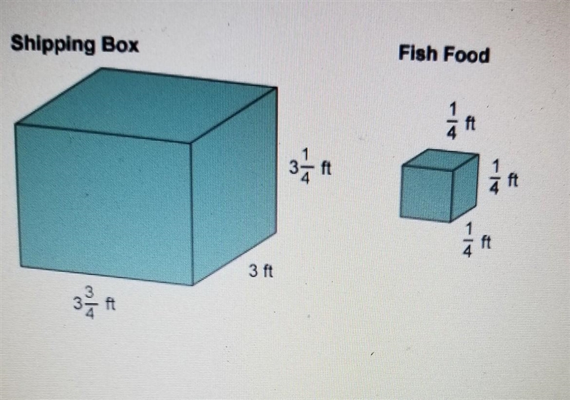 Part 3: The Space Inside! Find the volume of the shipping box using the two methods-example-1