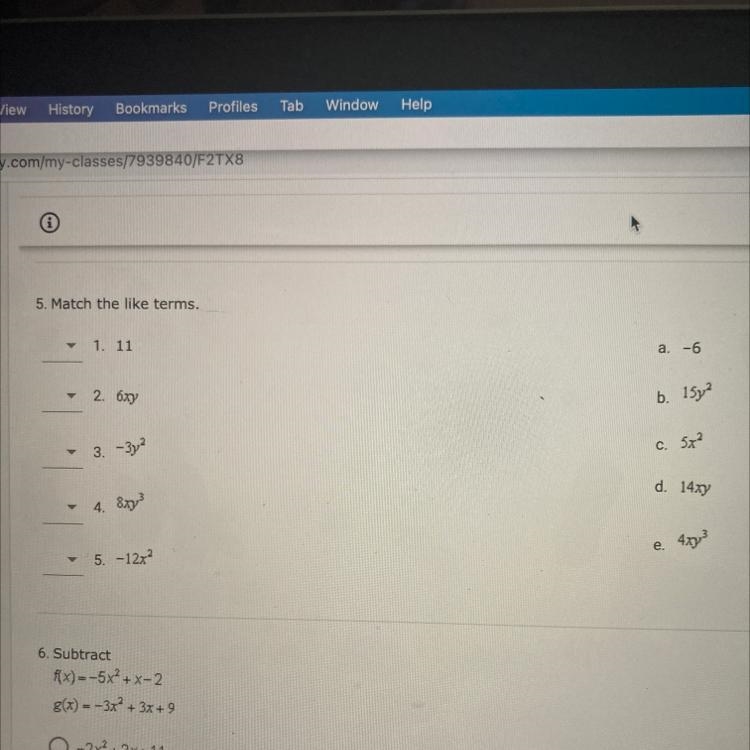 Need help with question 5) & 6) TIA☺️-example-1