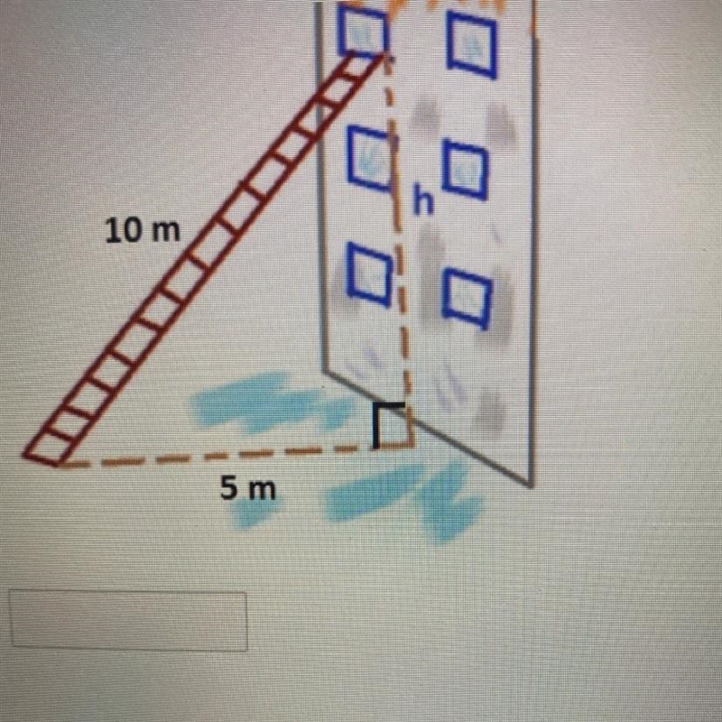 The latter shown in the picture below is 10 m long. As shown in the picture, the bottom-example-1