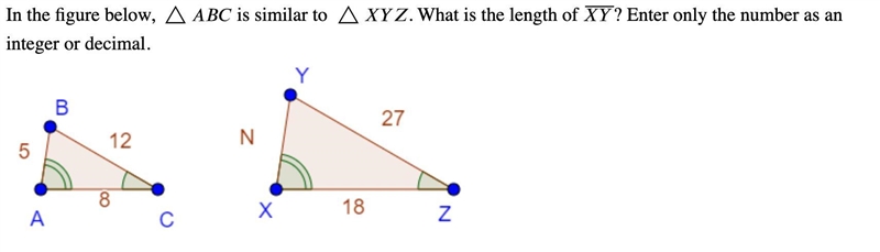 What is the length of XY?-example-1