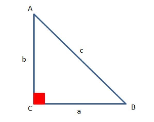 Solve the right triangle, ΔABC, for the missing side and angles to the nearest tenth-example-1