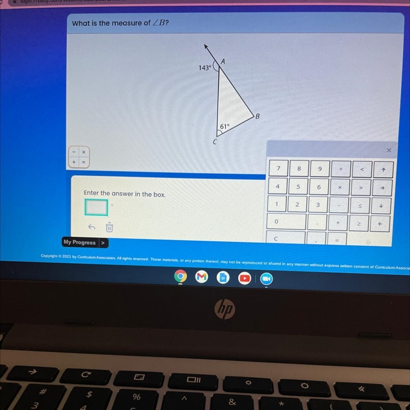 What is the measure of A 1430 8. 619-example-1