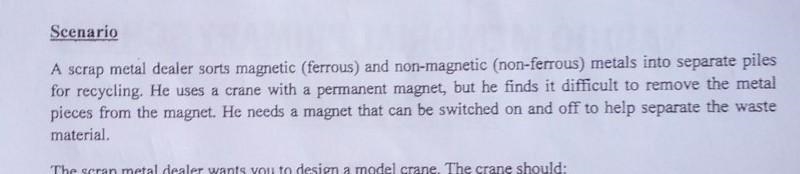 Write a design brief for the given senario. Answer the following questions. ​-example-1