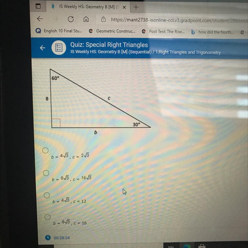 6. Find the missing lengths of the sides.-example-1