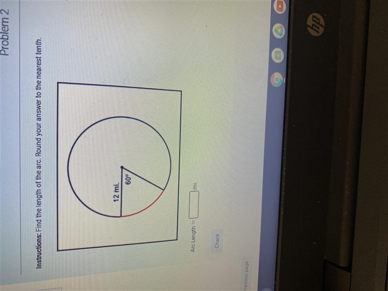 Find the length of the arc round your answer to the nearest 10th-example-1