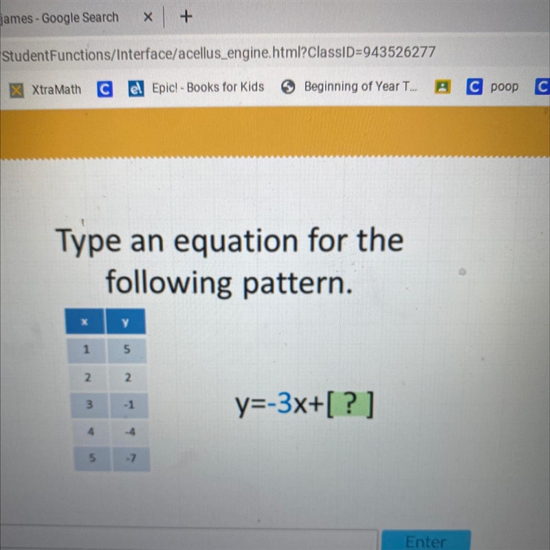 Type an equation for the following pattern Help meee help meee help mee-example-1