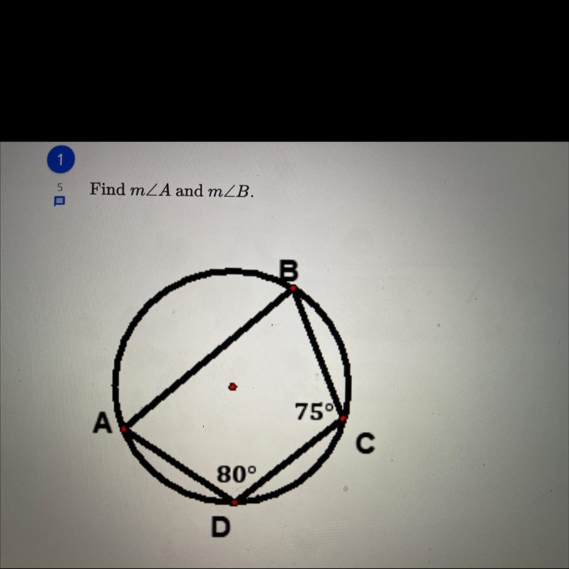 Find angle A and angle B-example-1