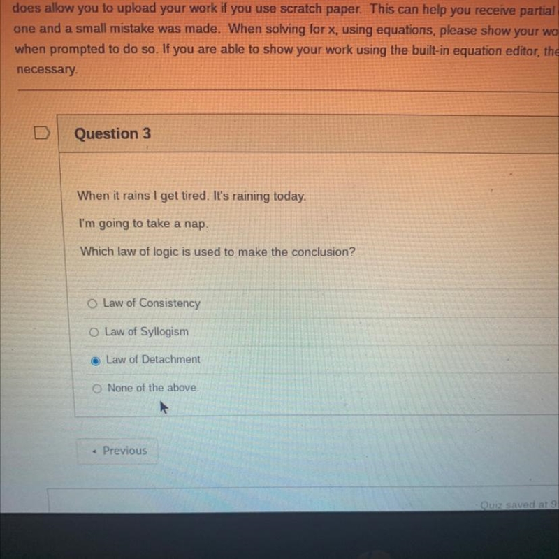 Which law of logic is used to make the conclusion?-example-1