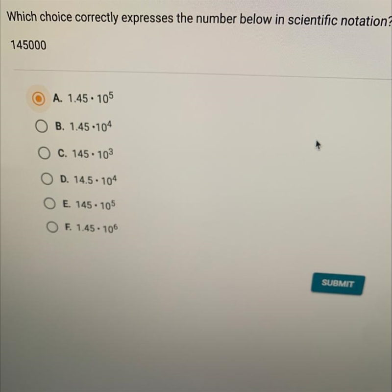 Is my answer choice wrong or right?-example-1