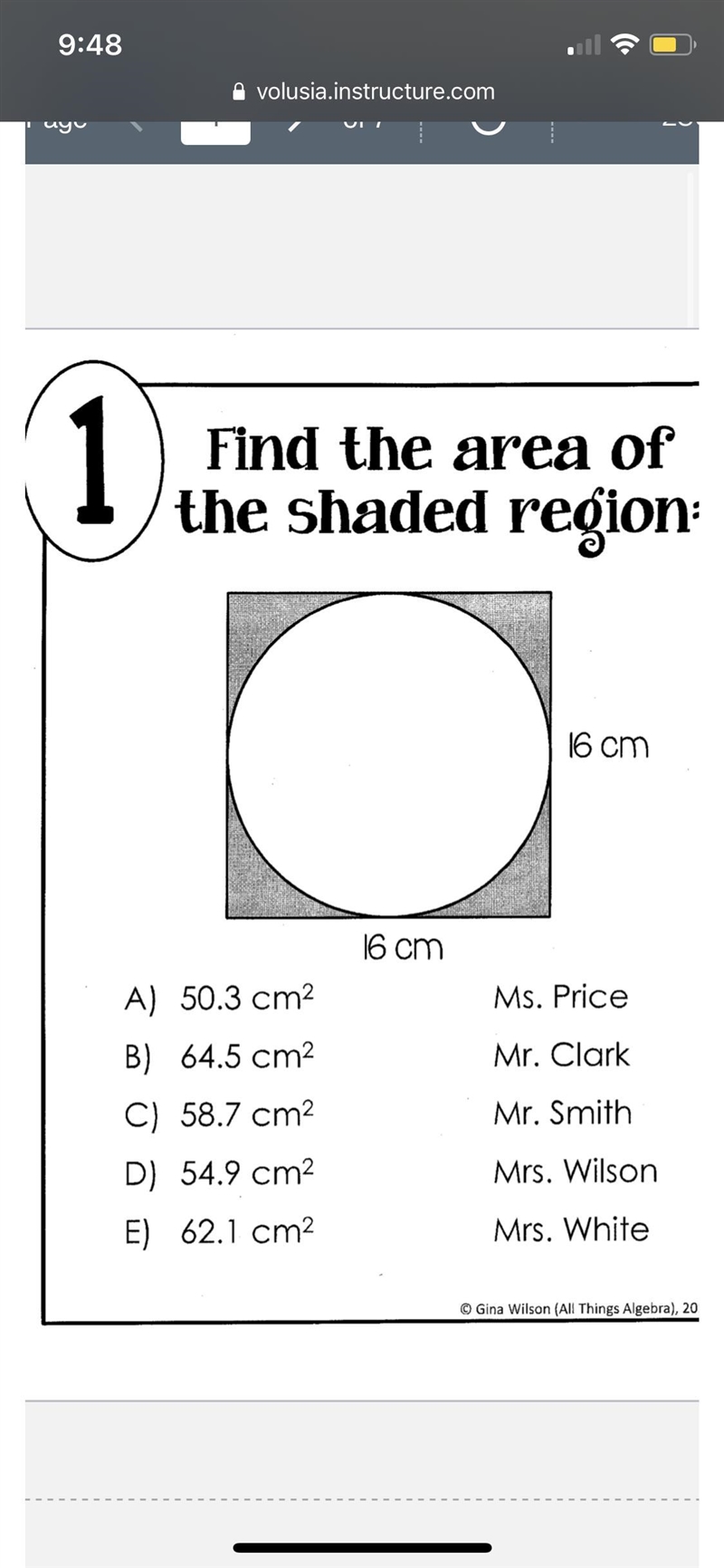 Find the area of the shaded region-example-1