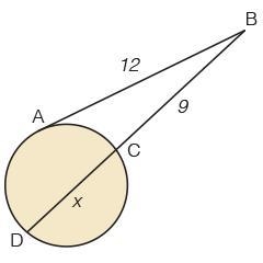 Find the value of x. What is the value of x?-example-1