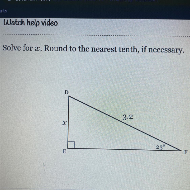 Solve for X. Round to the nearest tenth, if necessary. Please help-example-1