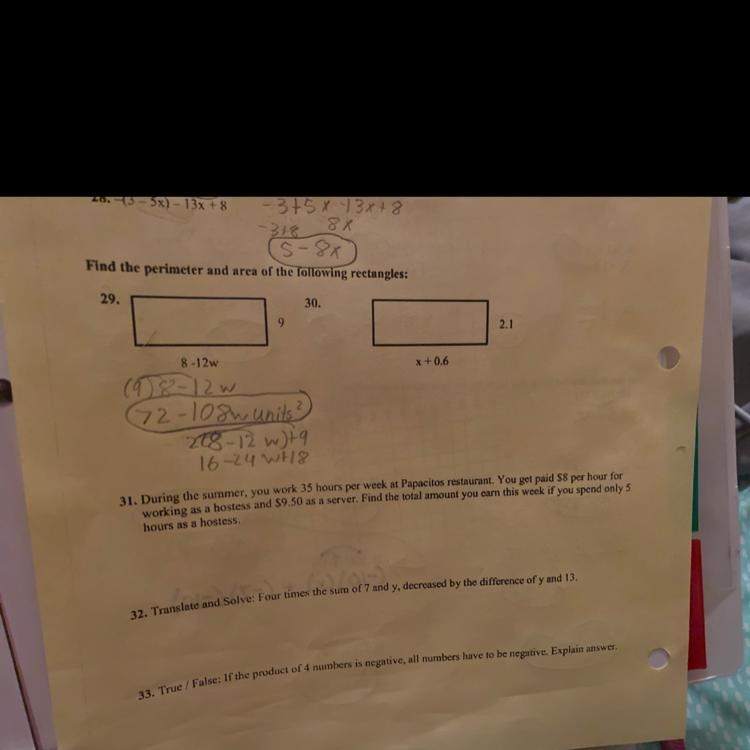 Please help with this math problem area and perimeter-example-1