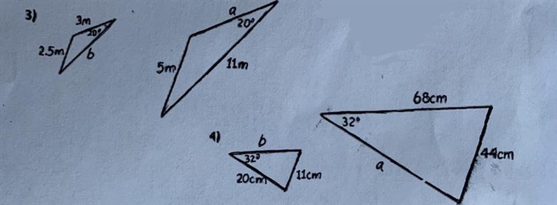 Please help me with this problem it is pair each of triangles are similar but not-example-1