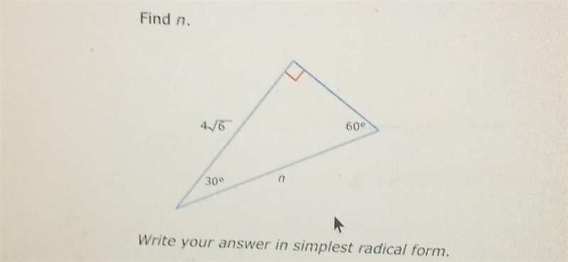 Write your answer in simplest radical form​-example-1