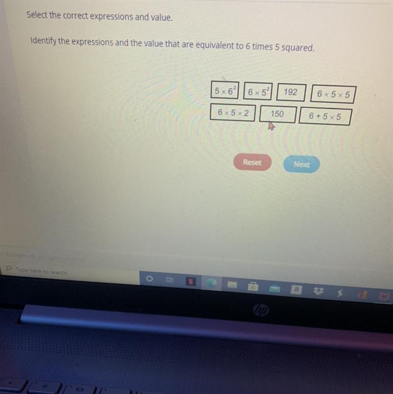 Select the correct expressions and value. Identify the expressions and the value that-example-1