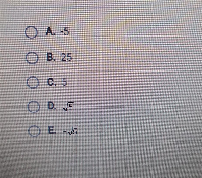 According to the property √a/√b=√a/b, which choice is equivalent to the quotient below-example-1