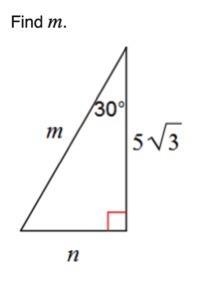 Use the figure to find m.-example-1