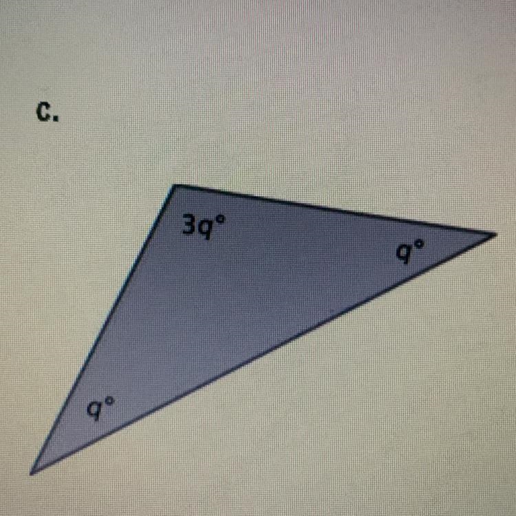 ILL GIVE BRAINILEST: Write an equation for the triangle and solve the equation to-example-1