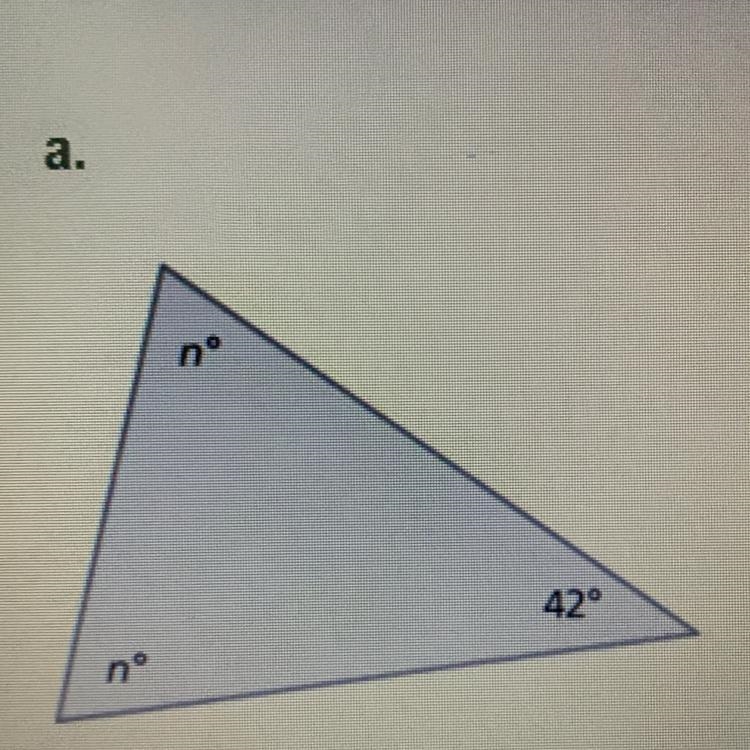 ILL GIVE BRAINILEST: Write an equation for the triangle and solve the equation to-example-1