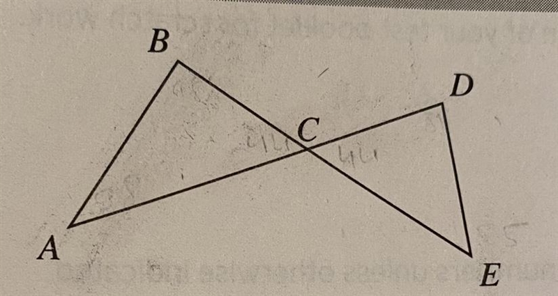 In the figure above, AD and BE intersect at point C, and the measures of angles B-example-1