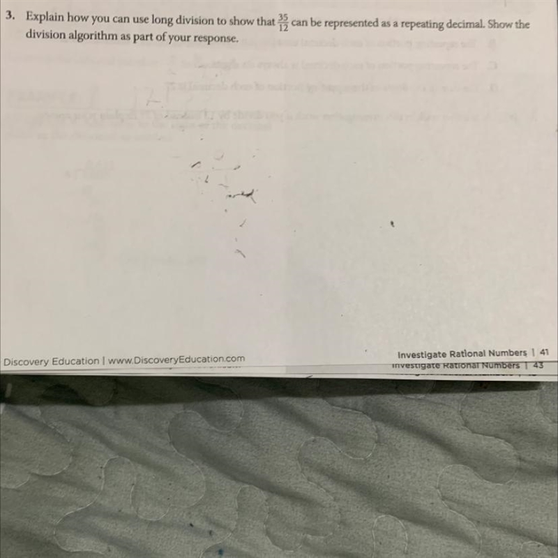 3. Explain how you can use long division to show that can be represented as a repeating-example-1