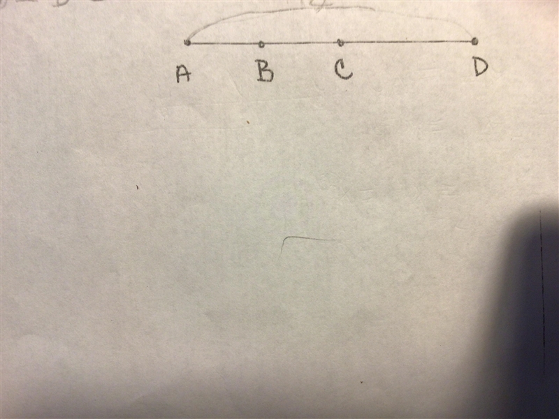 Use the following information to find the following lengths. Given: AB ≅ BC, AC ≅ CD-example-1