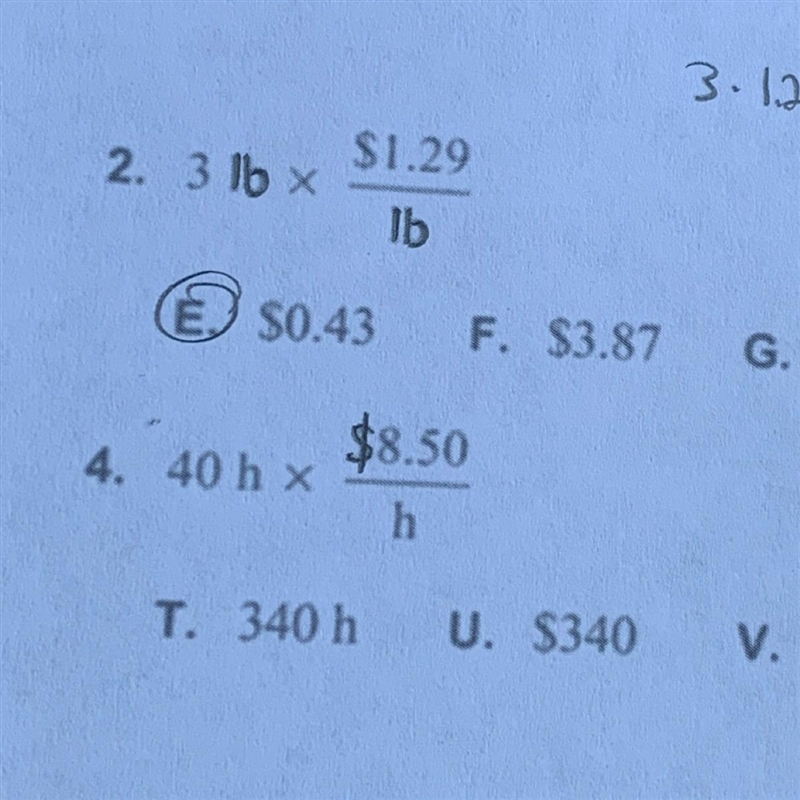 40h times $8.50/h What is the answer for this?-example-1