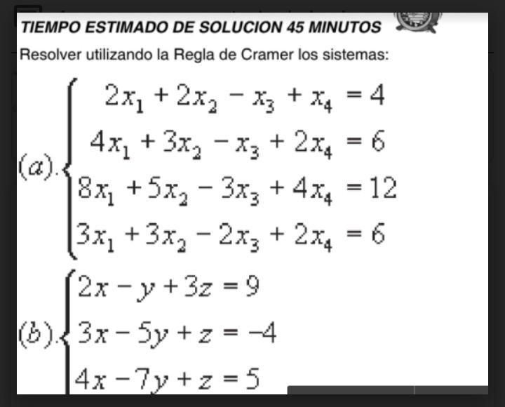 Resolver utilizando la regla de clamer-example-1