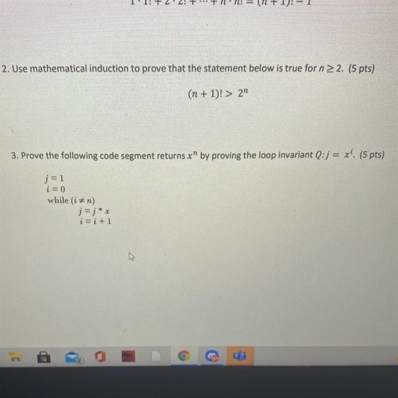 #2 #3 Need help for my discrete math class-example-1