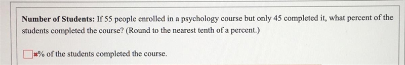 For this question I am sure the answer is 81% as you divide 45 and 55. However, it-example-1