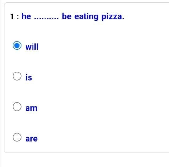 He .......... be eating pizza.​-example-1