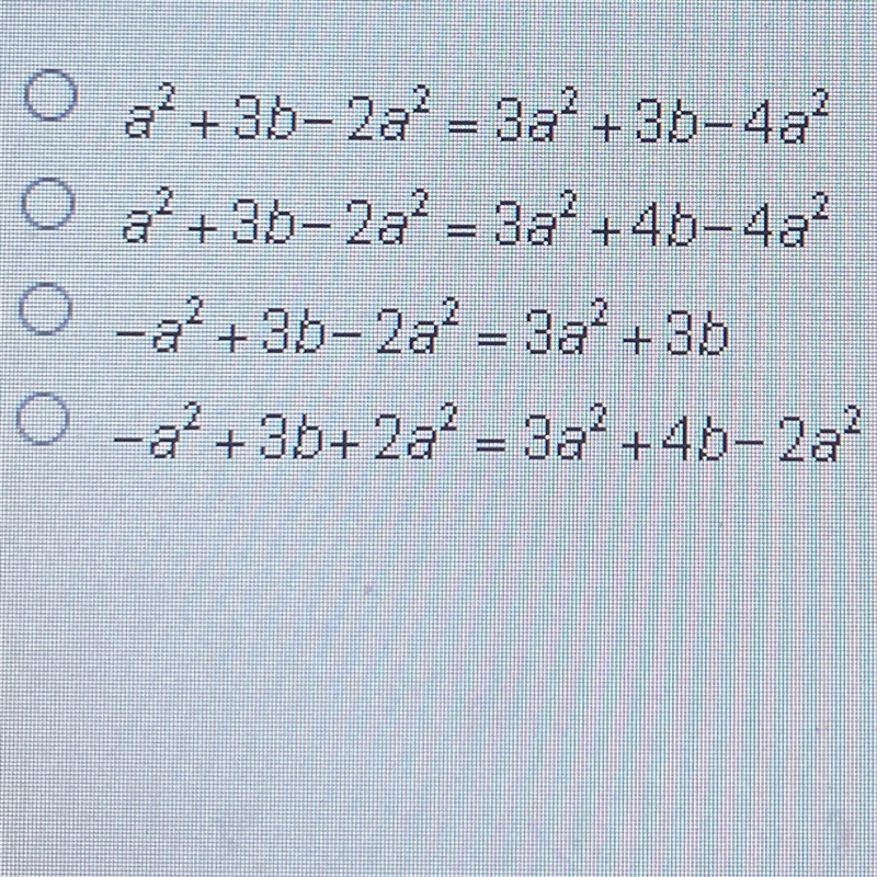 HELP ME ASAP PLSPLSPLS Which shows equivalent expressions?-example-1