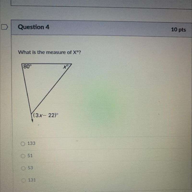 What is the measure of X?-example-1