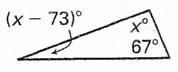 Referring to the figure, find the value of x-example-1