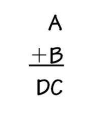 In the addition problem below, A, B, C, and D each stand for a different one-digit-example-1