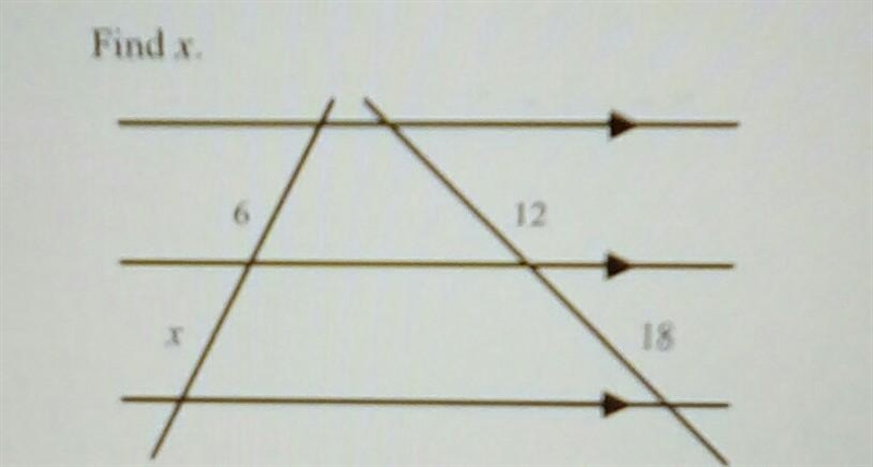 Find x on the lines plz and thanks​-example-1