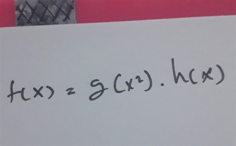 Find f(1)' If u know that g(1)=1 , g'(1)= -1 h(1)= -2 , h'(1) 3 ​-example-1