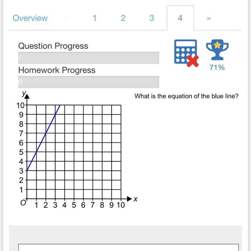 What is the equation of the blue line-example-1