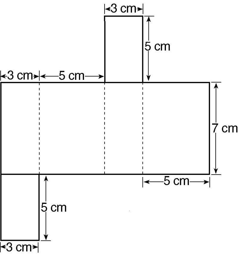 HELP PLS!! D: The net of a rectangular prism is shown below. What is the total surface-example-1