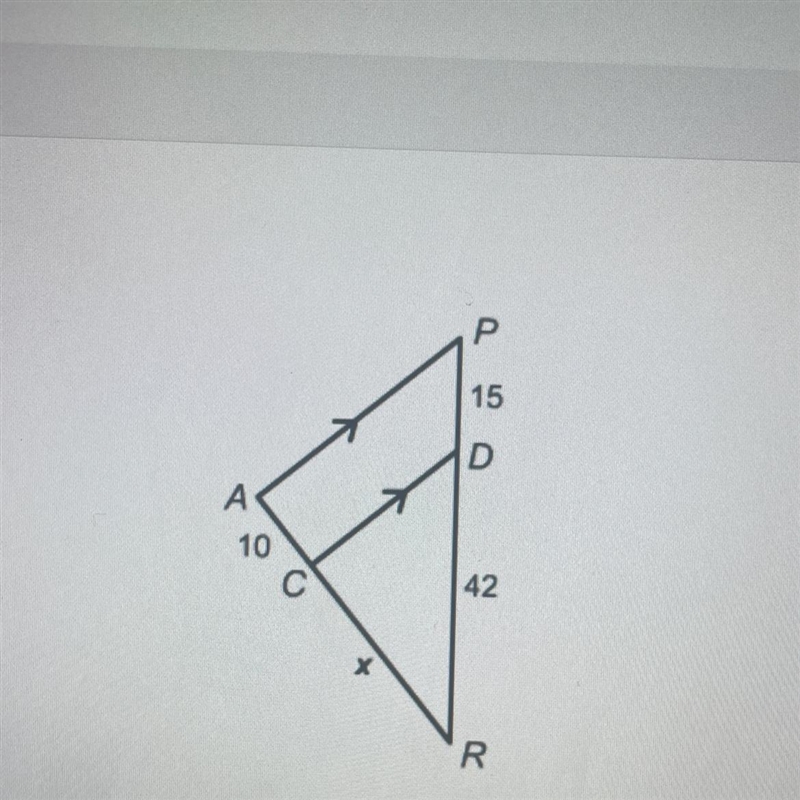 What is the value of x? Enter your answer in the box. __units. Please help click the-example-1