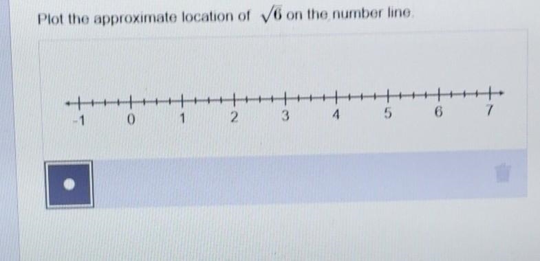 HELP ME please! Plot the approximate location of V6 on the number line​-example-1