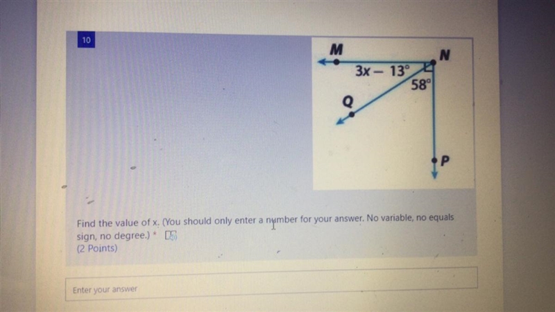 Find the value of x-example-1