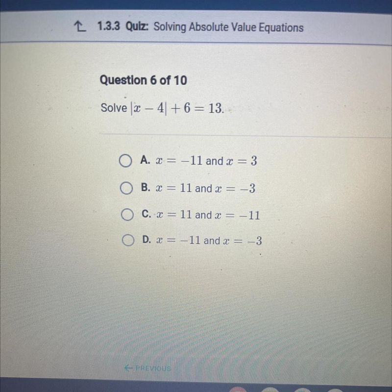 Solve x - 4 + 6 = 13 please help ASAP-example-1