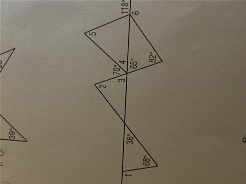 Find the measure for angle 1 and angle 4-example-1